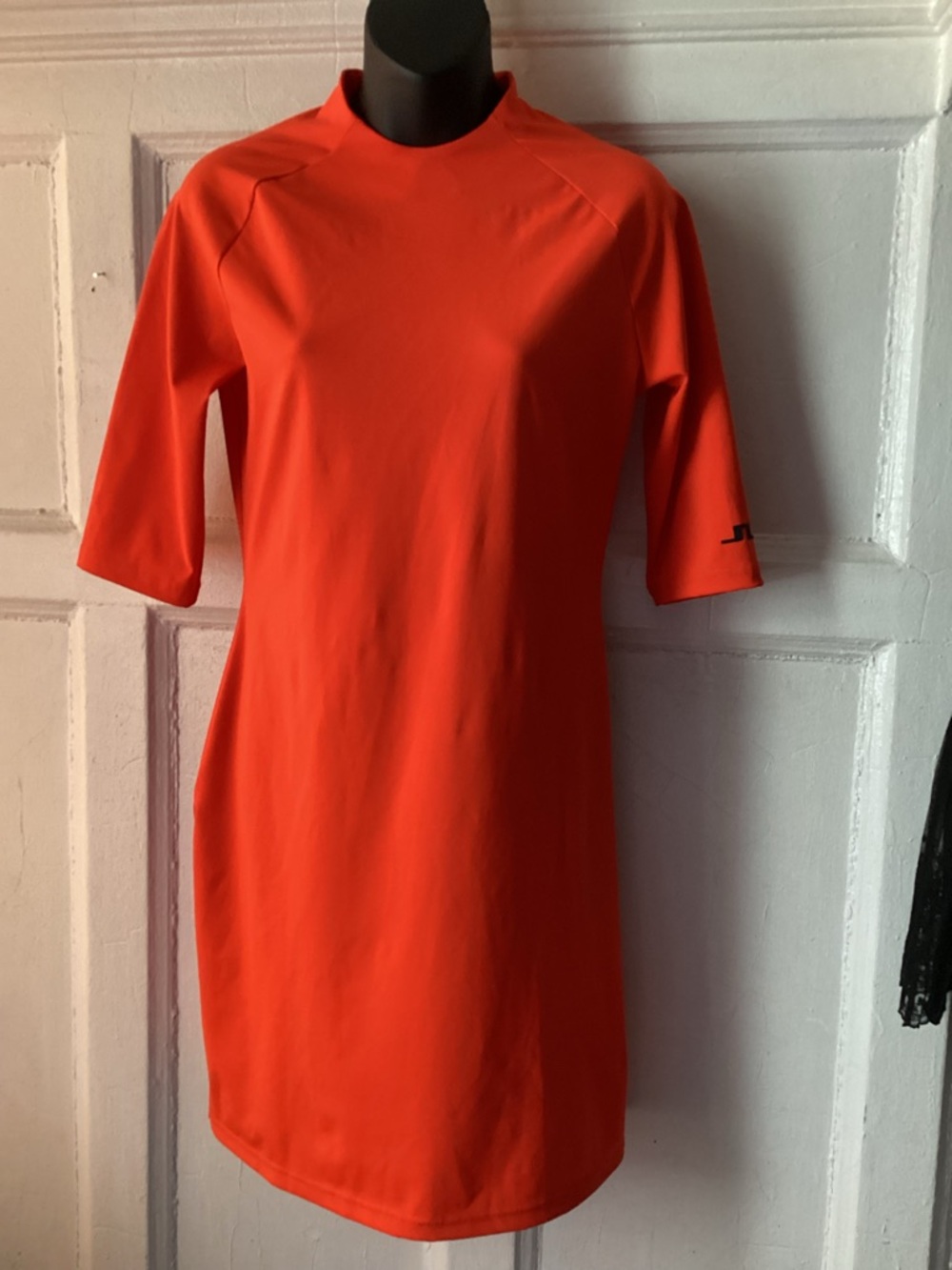 J.Lindeberg Orange Midi Shift Dress